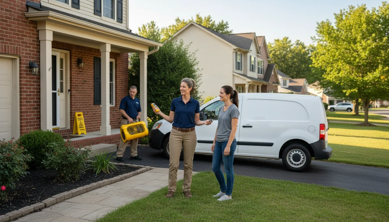 Residential water damage restoration in Cocolalla, ID